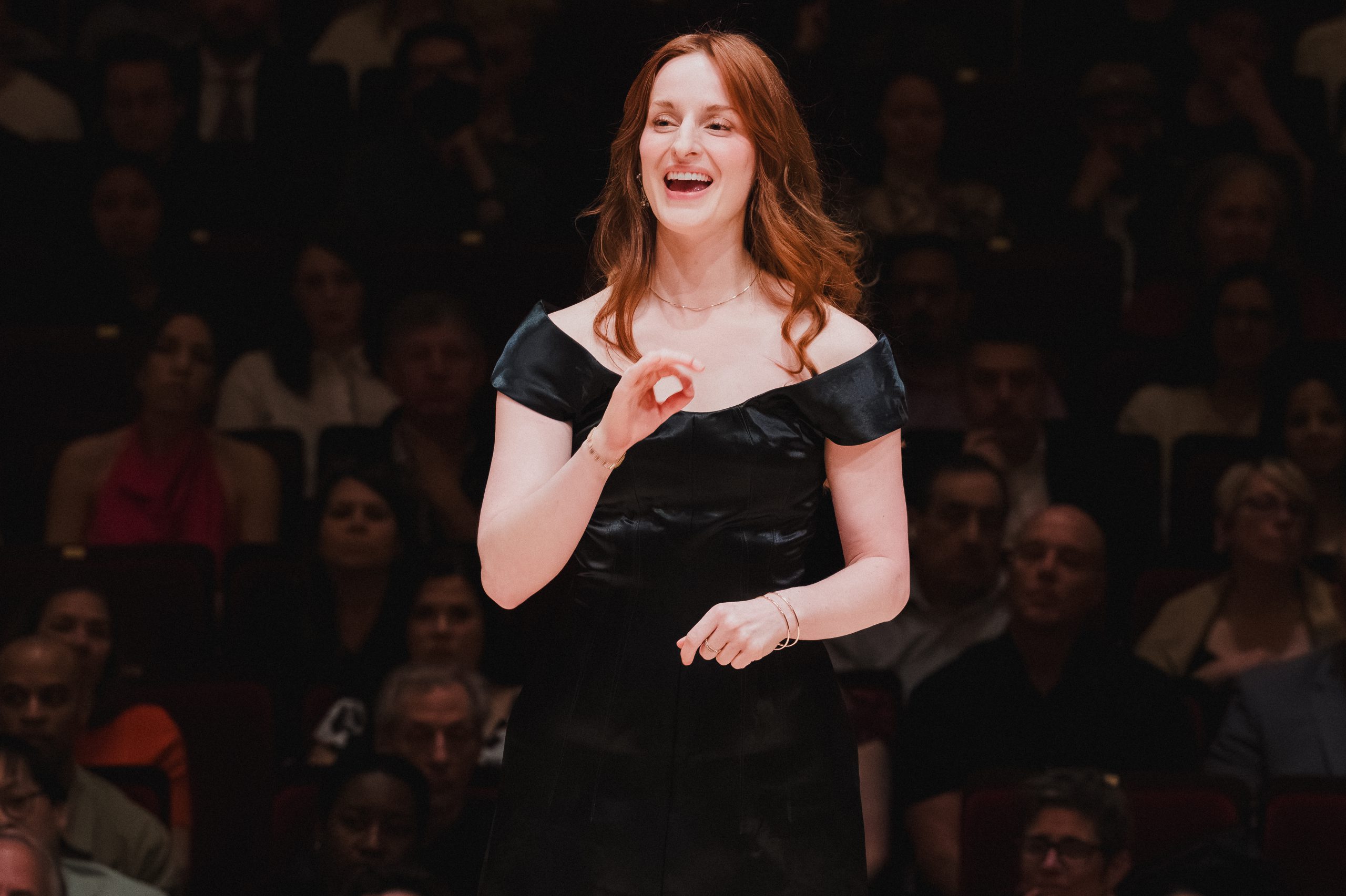 Jennifer Lucy Cook conducting at Carnegie Hall, DCINY Conductor Debut Series, April 2026