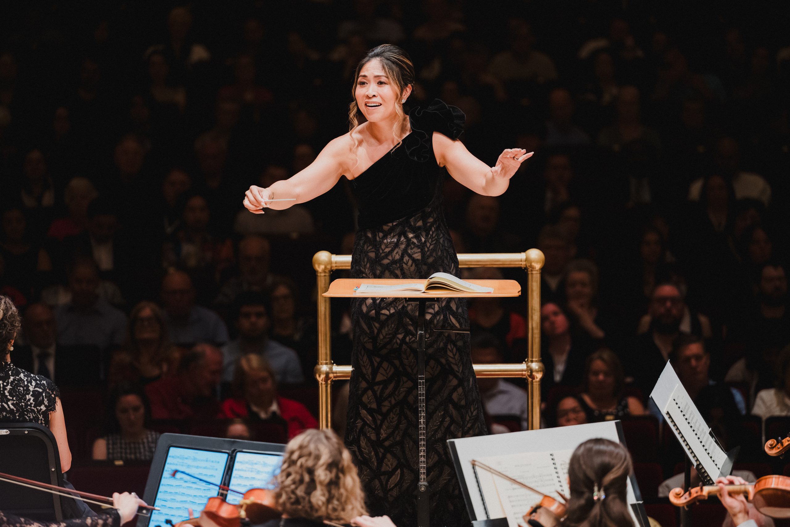 Marie Bucoy-Calavan conducting with The Choral Arts Society of Washington at Carnegie Hall, DCINY Conductor Debut Series, May 2026