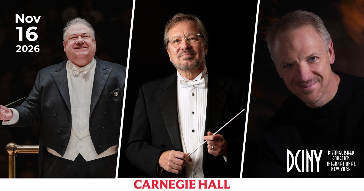 11-16-2026 DCINY: Faith and Freedom, Carnegie Hall